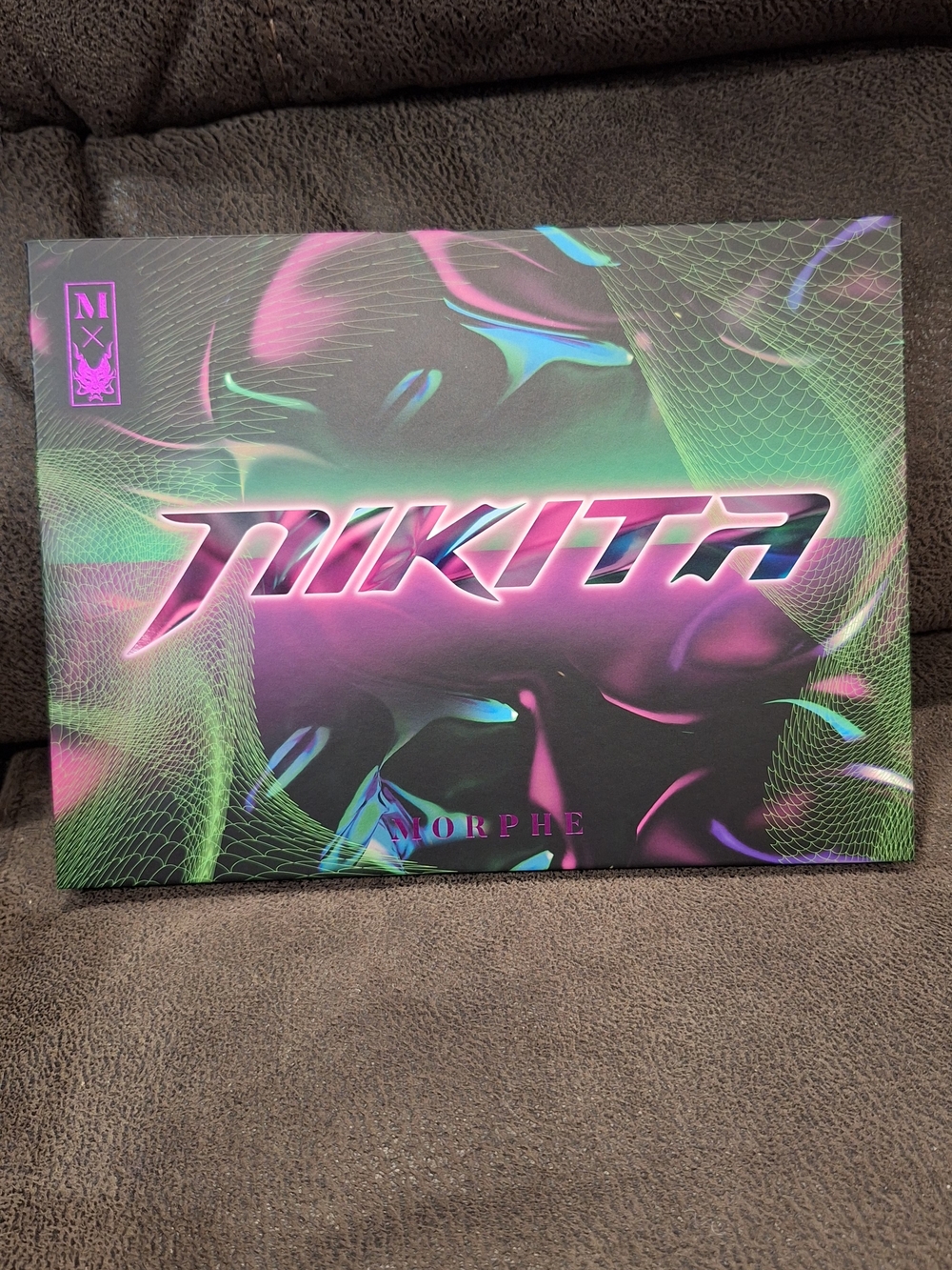 Morphe Nikita Eyeshadow Palette - Vibrant Black & Purple Design